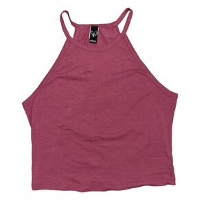 Women's Pink Halter Top